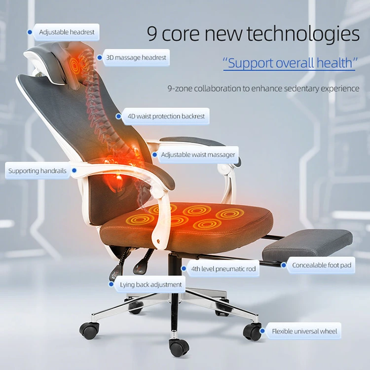 Kerusi urut pejabat ergonomik pintar